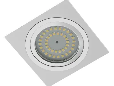 Halogen Light 3D Model 3D model