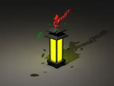 Chinese Lamp 3d model 3D model