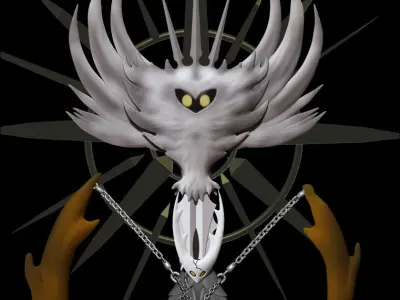 Diorama Hollow Knight a Radiancia 3D model