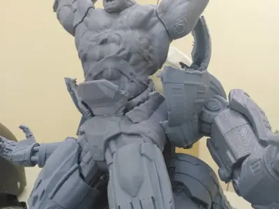 HULK break out of HULKBUSTER - STL files for 3D Printing 3D model