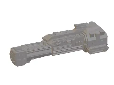 Sol Confederacy Cruiser 3D print model