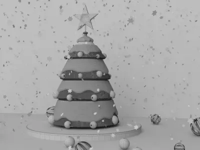 New Year 2022 3D model