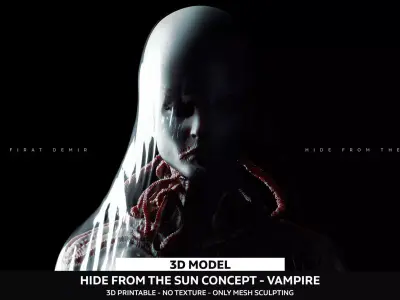 Alien Woman 3D Character  3D model