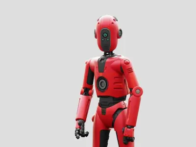 PROTOCOL DROID C-5 DS  RIGGED 3D model