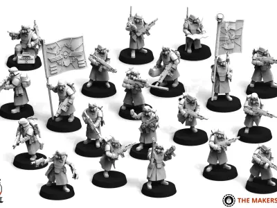 Universal Guard - Winter Assault 3D print model