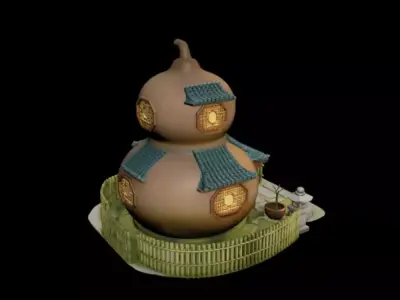 Gourd Cottage 3D model