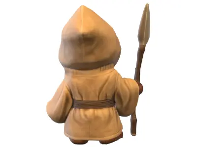 pack chibi doll starwars Low-poly 3D model