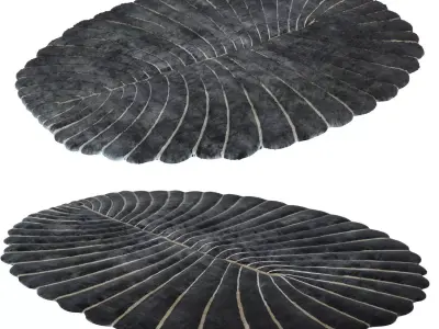 Dark Aprezo 3304 Rug Low-poly 3D model