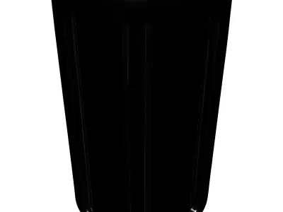 Sleek Industrial Component Low-poly 3D model