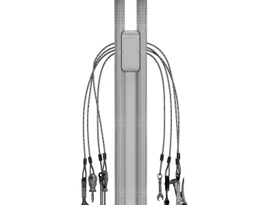 Bicycle repair station 3D model