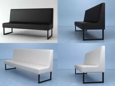Menu sofa 3D model