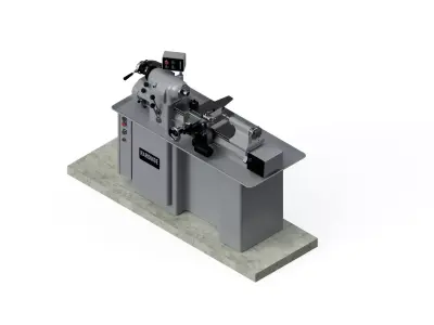 Hardinge HLV-H Lathe 3D model