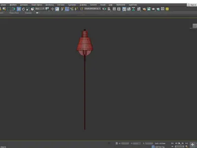 CYLINDER TASK WALL LIGHT Low-poly 3D model