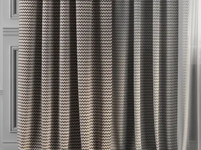 Curtain Set 273 3D model