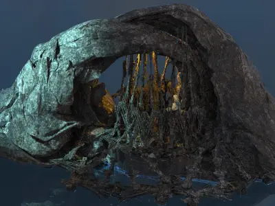 Cave of Apollo 3D model