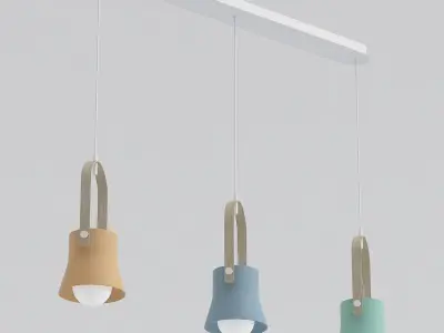 CEILING MOUNT 8 3D model
