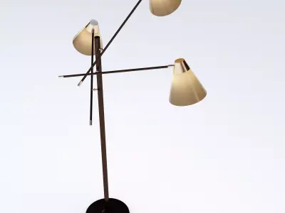 Floor Lamp in Style of Mulberry Design 3D model