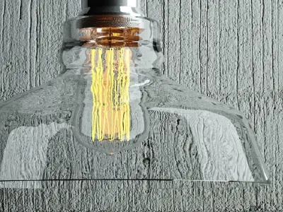Hanging lamp 6 Loft Design 3D model