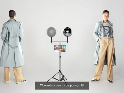 City street style people 29 3D Model Pack