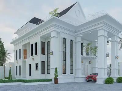 3D MANSION HOUSE  3D model