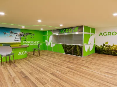 Agricultural Exhibition Stand - Maya File V-Ray 3D model