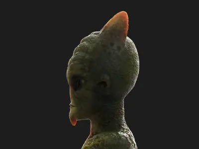 Alien creature stl 3D print model