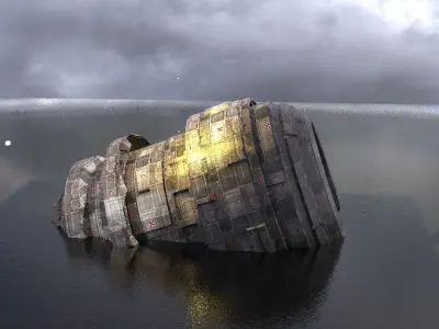 Planet Arch Pulse Terra Shard 6  3D model