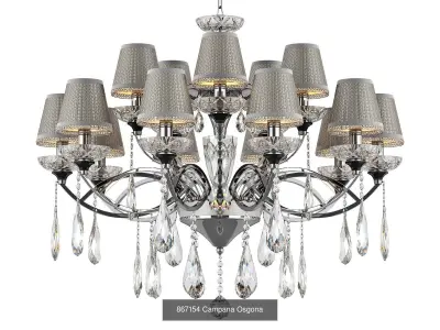 867 Campana Osgona Collection of Lamps 3D Model Pack