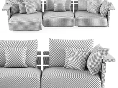 Flexform Ontario Sofa 3D model
