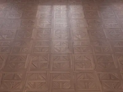 Parquet - Laminate - Wooden floor 2 in 1 Low-poly 3D model 137