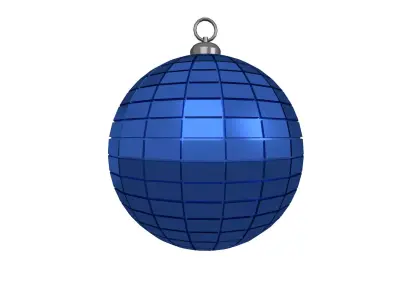 Disco Ball v1 002 Low-poly 3D model