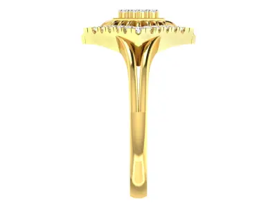 Women Ring  Render 3dm STL OBJ FBX Details 3D print model 429