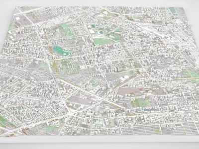 Cityscape Baku Azerbaijan  3D model