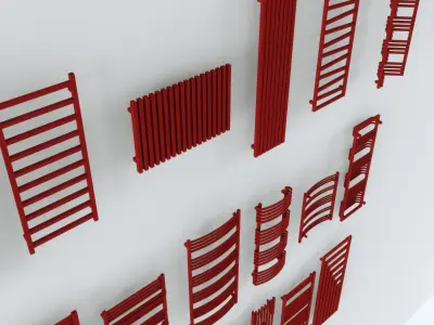 Heaters pack Free 3D model