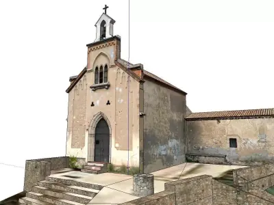 Architecture-Religion-God-Culture-Temple-035 church 3D model