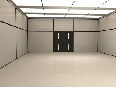 Sci Fi Room 3D model 50