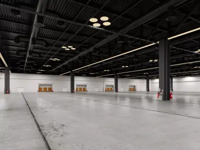 Exhibition Hall 43 interior 3D model