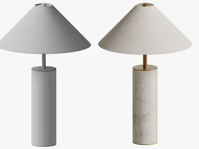 Adelaide Marble Table Lamp 3D model