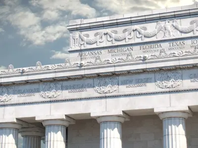  Lincoln Memorial Scene 