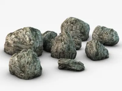 Rocks vol 3 3D model