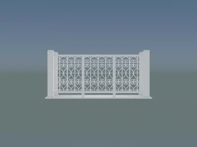 Railing - Balcony 3D print model