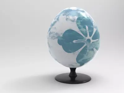 Elf Ceramic Decor Low-poly 3D model