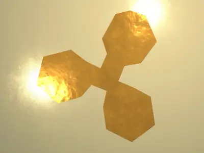 Ripple logo 3D model