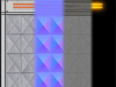 Sci-Fi Panel 1 - Low Poly Low-poly 3D model