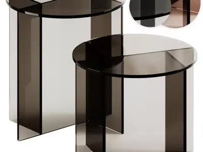 SESTANTE Round Side Table by Tonelli Design 3D model