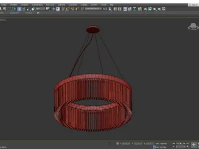 RANENNA CHANDELIER Low-poly 3D model