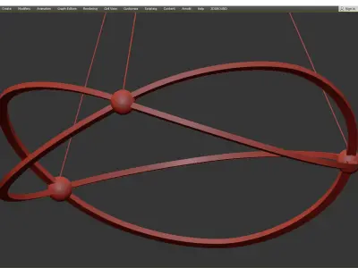 INFINITY Low-poly 3D model