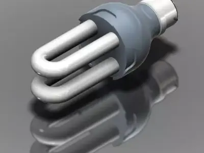 CFL light bulb Free 3D model