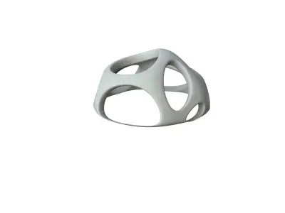 SciFi Cube Object No 47453 Low Poly Shape Low-poly 3D model