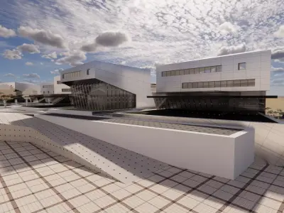 Modern City Block -A33 3D model